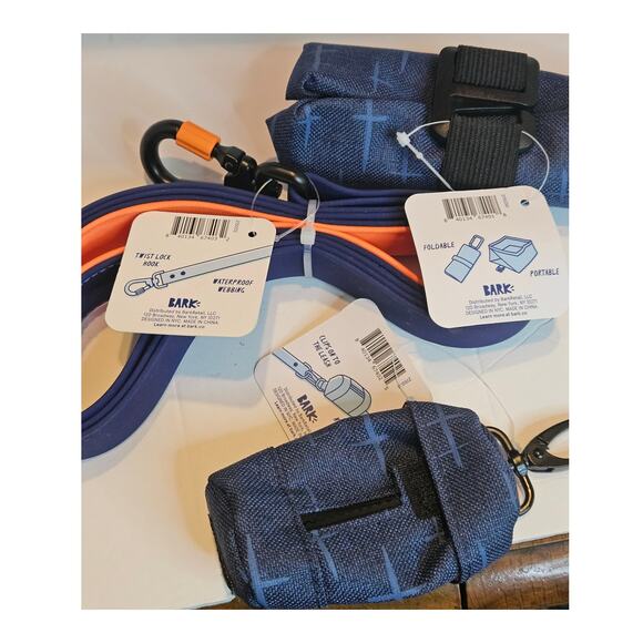 BARK Tote Bag Joy Ride Subaru Loves Pets Canvas Leash Water Bowl 2 Bagholder NEW - Picture 6 of 9